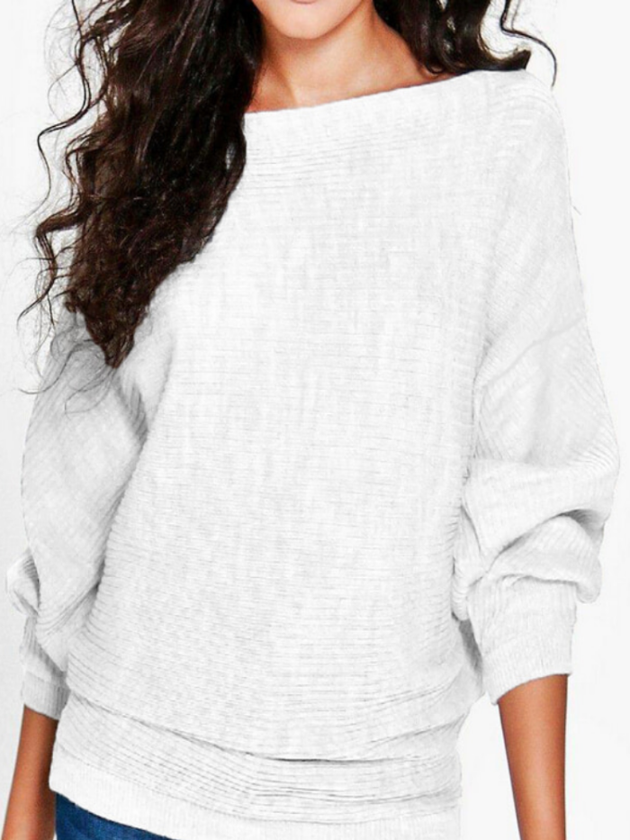 Women Cotton Round Neck Long Sleeve Solid T-Shirts