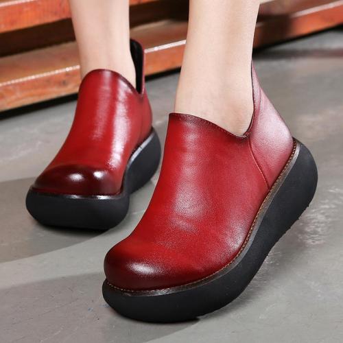 Women Platform Loafers Casual Slip On High Quality Shoes