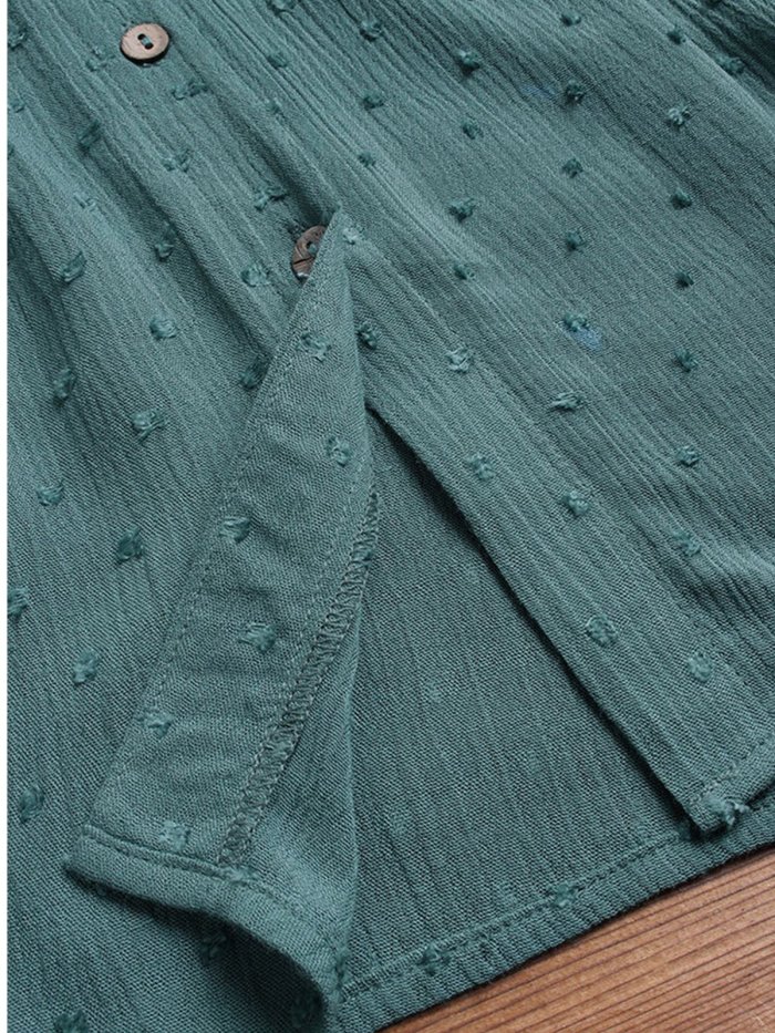 Women Casual Lace Cutout Tops Tunic Blouse Shirt