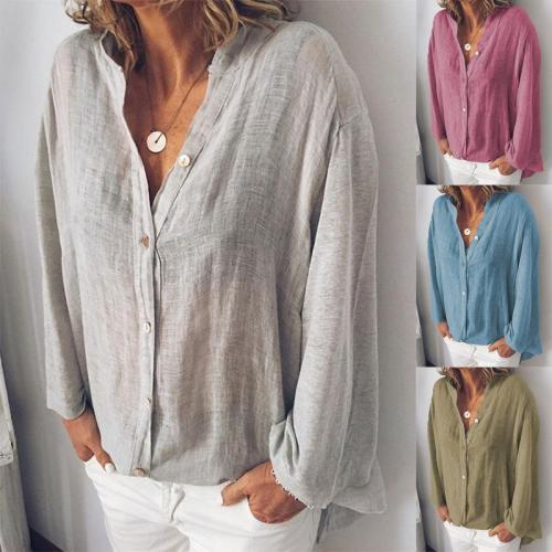 Long Sleeve Cardigan Casual Cotton Shirt