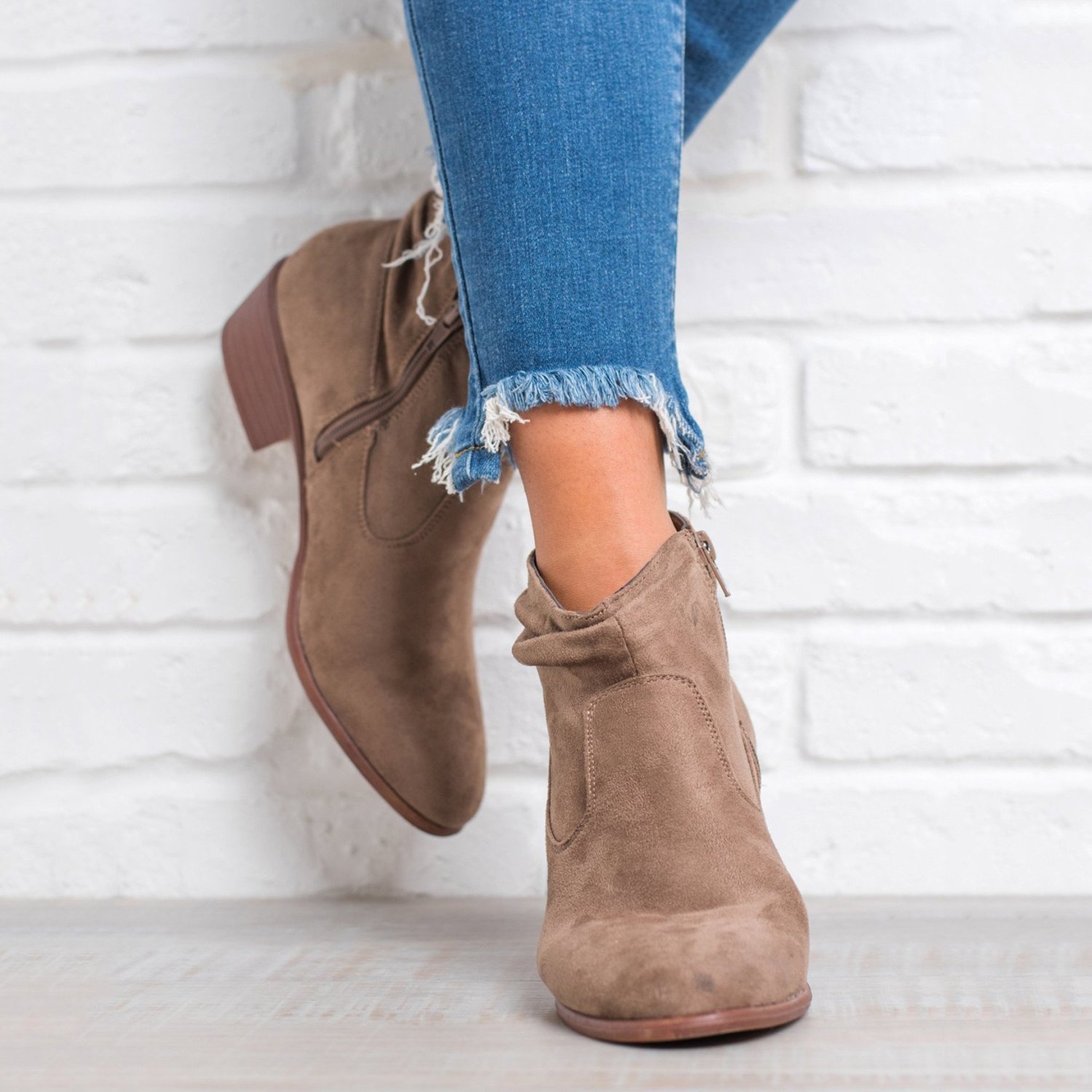 womens booties with heel
