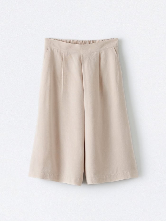 Casual Cotton-Blend Pockets Pants