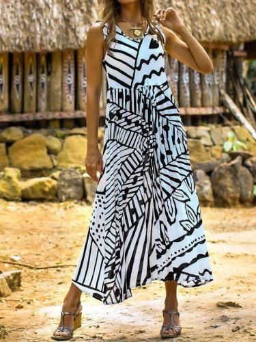 Summer Sleeveless Maxi Dress Plus Size Dresses