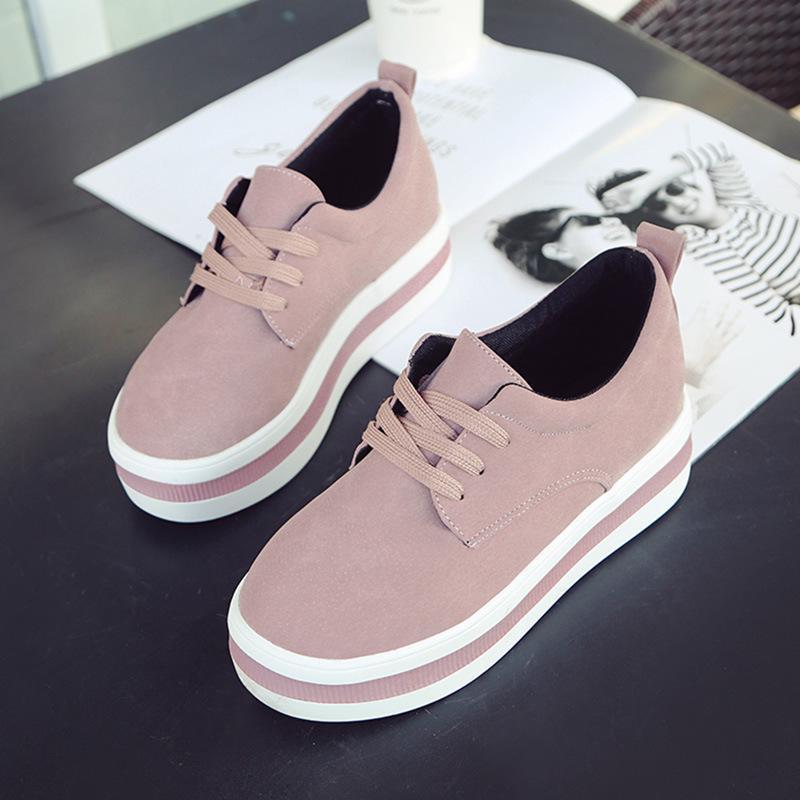 casual solid color sneakers