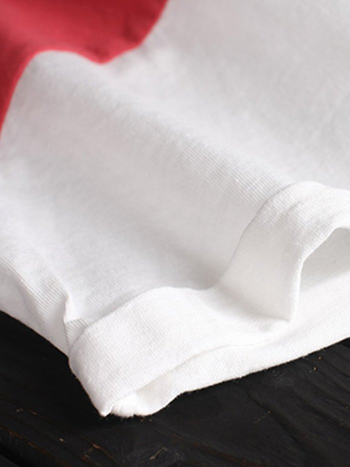 Pockets Short Sleeve Cotton-Blend Shirts & Tops