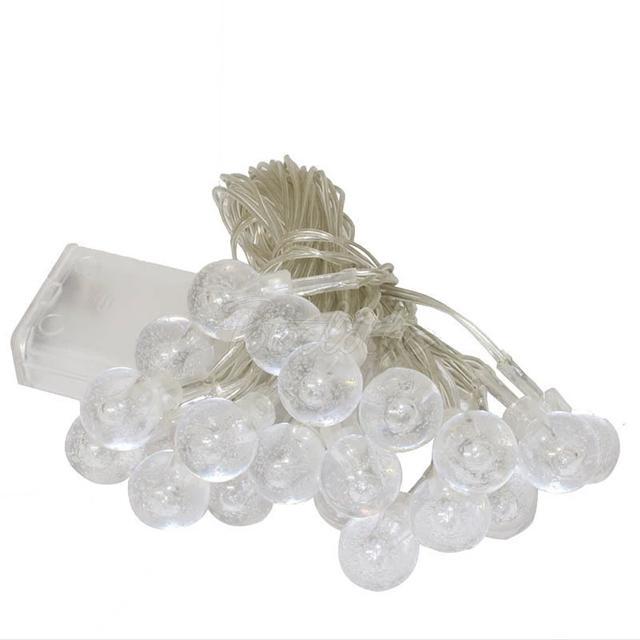 String Light LED Crystal Ball Waterproof Fairy Lighting for Garden Home Landscape Holiday Decoration