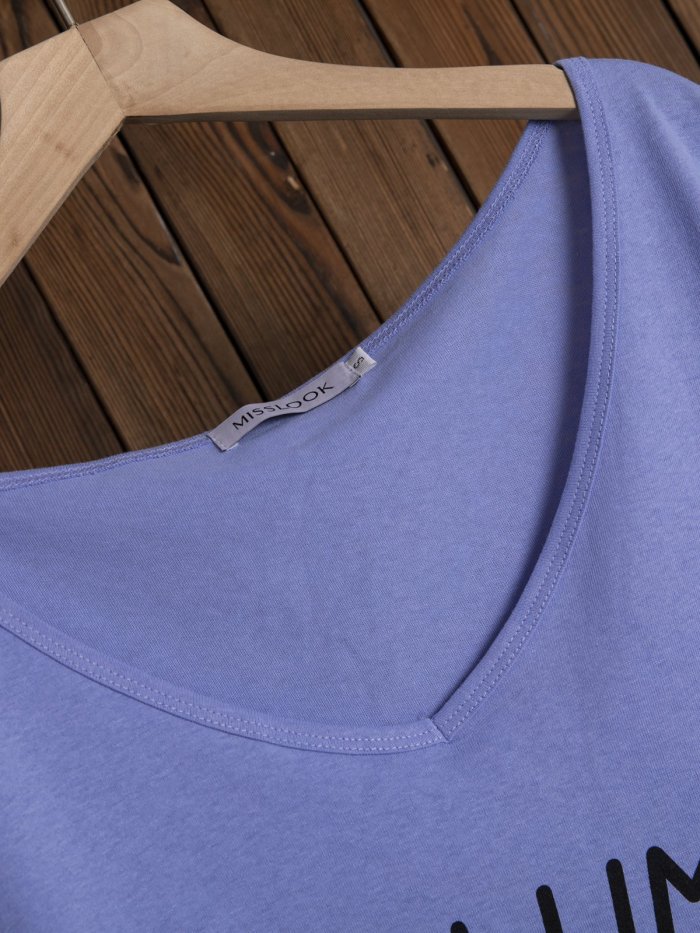 Long Sleeve Casual V Neck Shirts & Tops