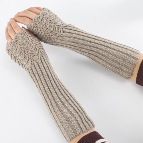 Wild Braided Long Gloves Five Colors