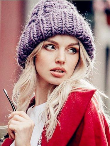 Casual Sexy Holiday Knitted Hat