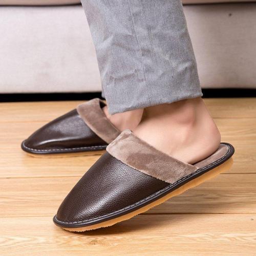 Women Snow Fur Warm Home Slippers Loafers Casual Shoes