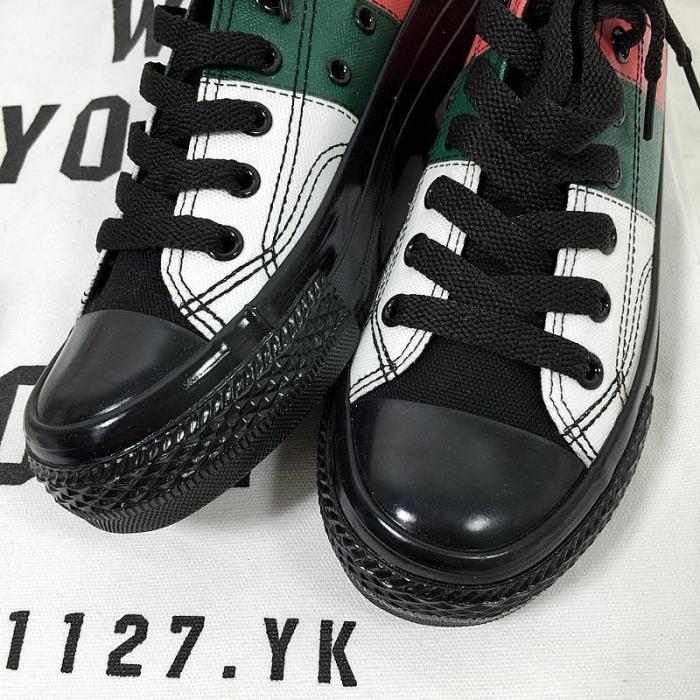 Women's Fashion Casual Harajuku Style Color Matching Sneakers