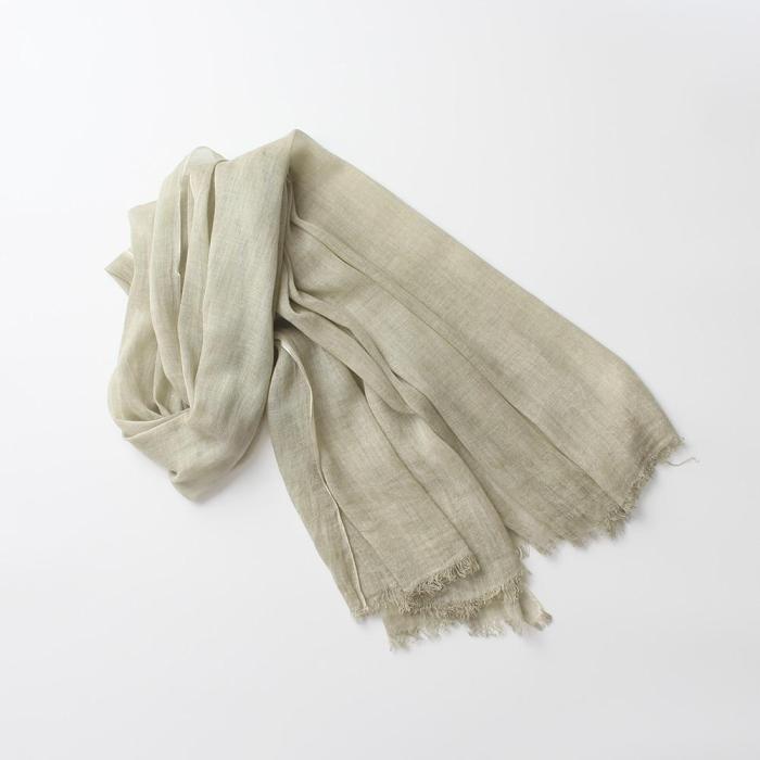 Tie-dyed Solid Color Cotton Linen Scarves Women Fringed Soft Winter Warm Neckerchief Shawl Wrap