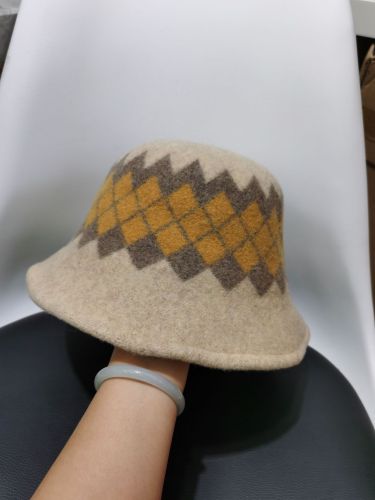 Wool Hat Female Autumn and Winter Korean Version of Retro Literary Fisherman Hat To Keep Warm.