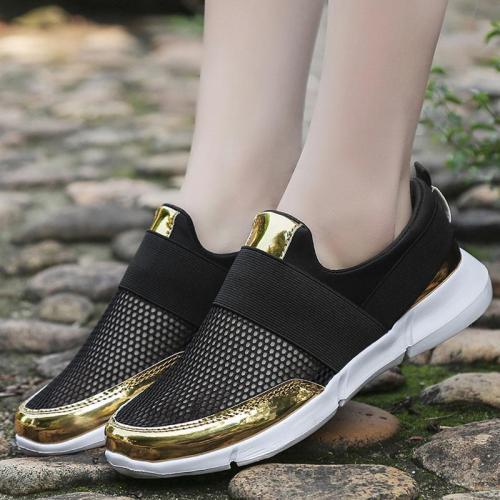 Women Mesh Fabric Sneakers Casual Comfort Plus Size Shoes