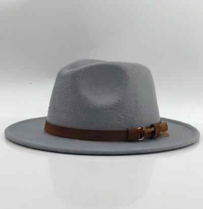 Wide Brim Wool Felt Hat Formal Party Jazz Fedora Hat