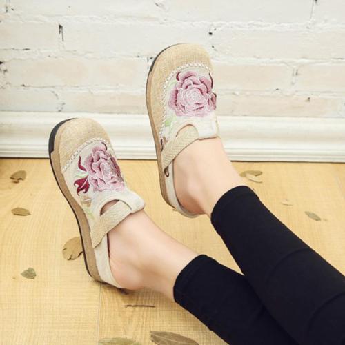 Women Old Peking Slippers Casual Comfort Shoes
