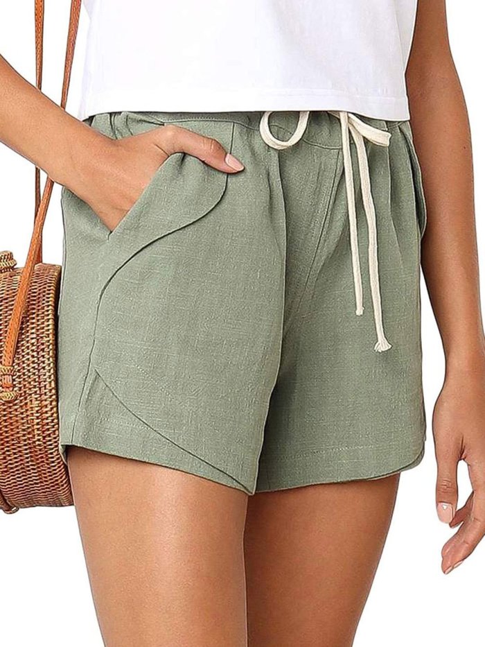 Holiday Pockets Cotton-Blend Shorts