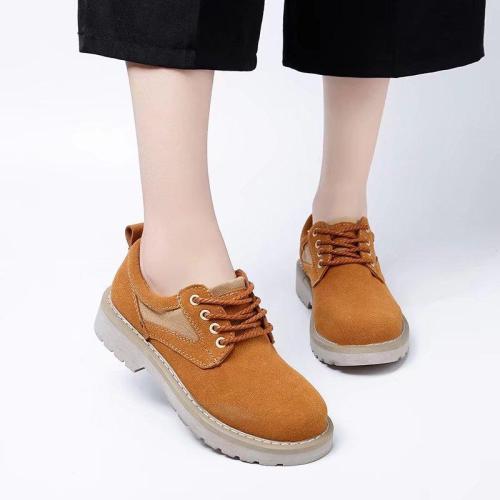 Suede Casual Women Lace-Up Sneakers