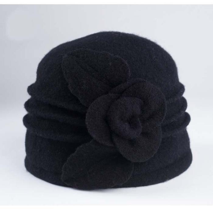 Dome Ladies Wool Hat Autumn and Winter Warm Cap