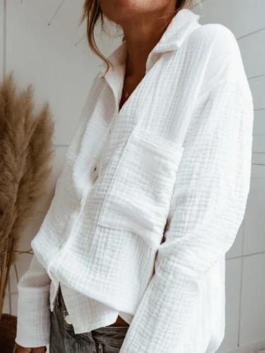 White Linen Holiday Shirts & Tops