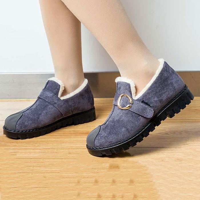 Women Snow Loafers Booties Casual Shoes