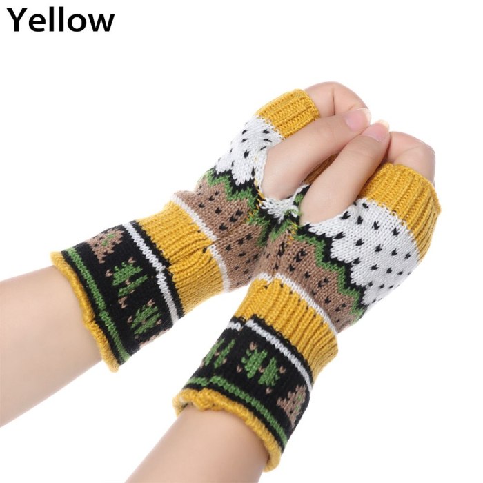 Arrival Winter Warm Long Knitted Gloves