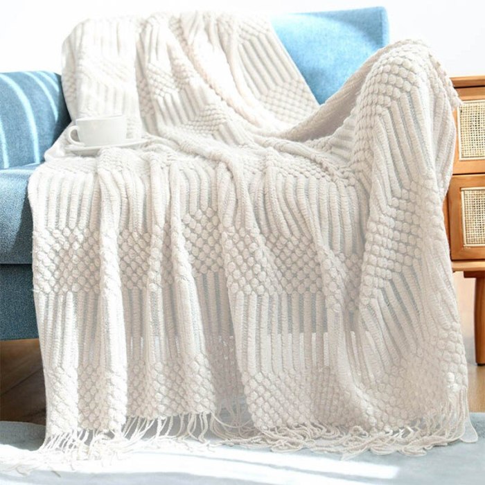 Nordic Sofa Throw Blankets Knitted for Bed Plaid on the Sofa Casua Blankets