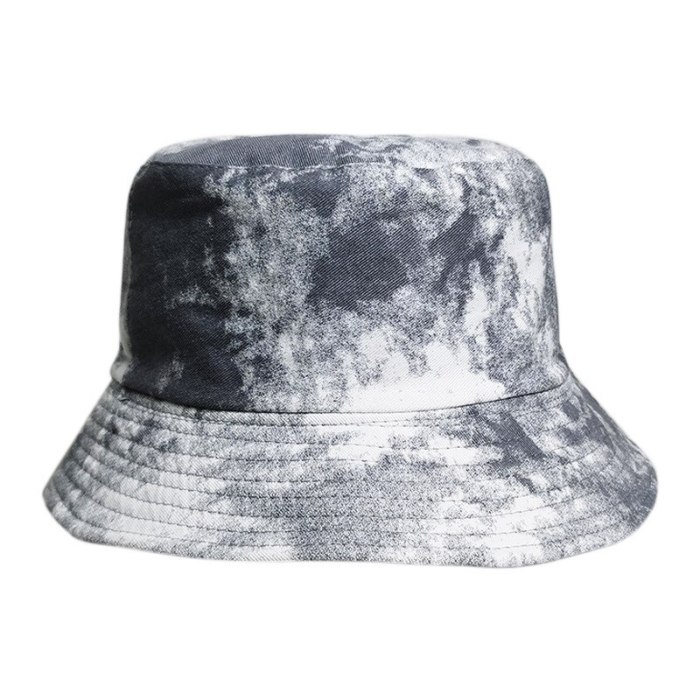 Fashion Fisherman Hat Tie Dye Bucket Hats Bucket Cap Vintage Printed Fishing Hat