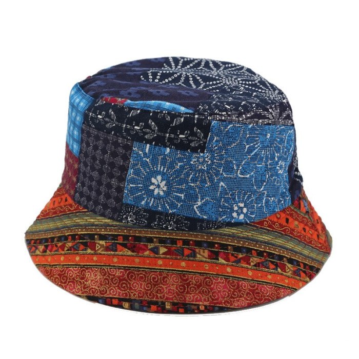 Fashion Summer Flower Printed Fisherman Caps Bucket Hats
