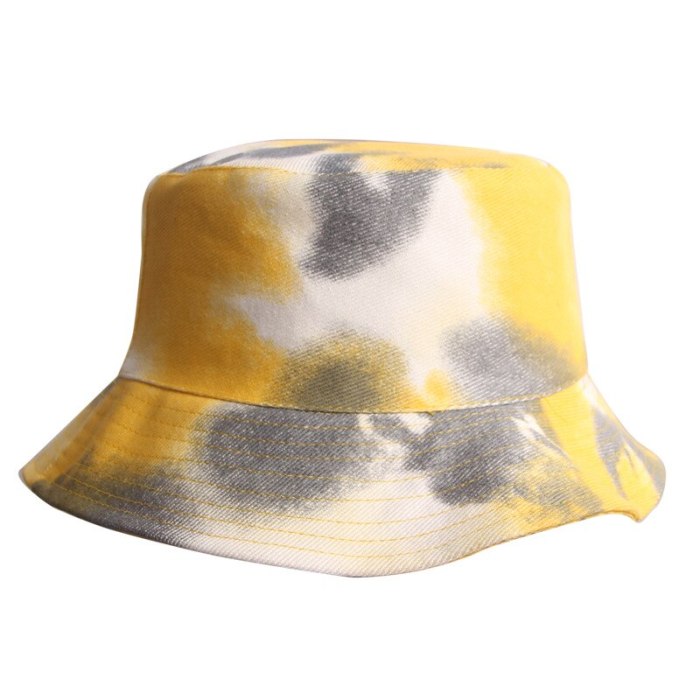 Tie-dye Cotton Double-sided Wearing Basin Bucket Hats