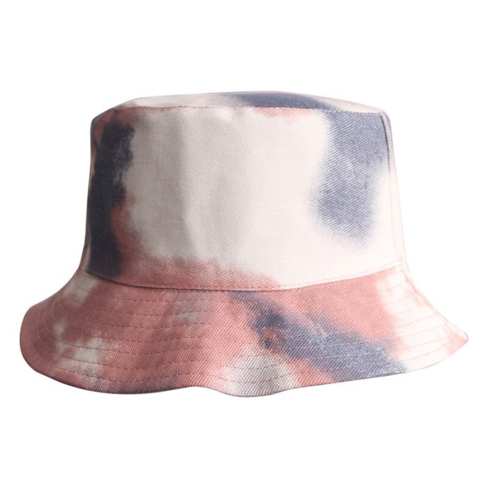 Tie-dye Cotton Double-sided Wearing Basin Bucket Hats
