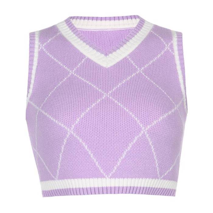 Top Sexy Fashion Knitting Tank Tops Sleeveless Casual Outerwear Sweater Vest