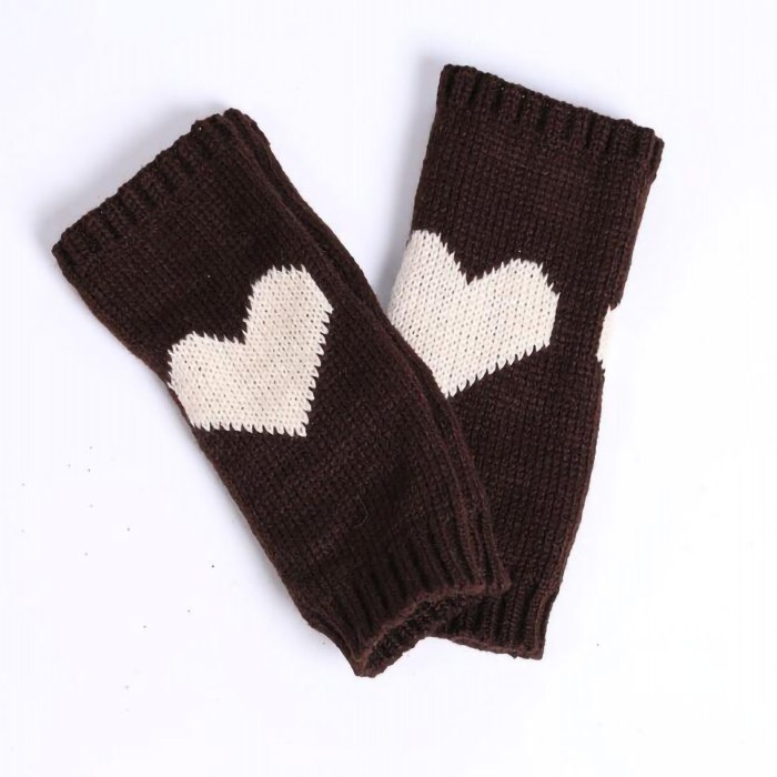 Women's Winter Outdoor Gloves Wool Warm Care Gloves Knitted Gloves