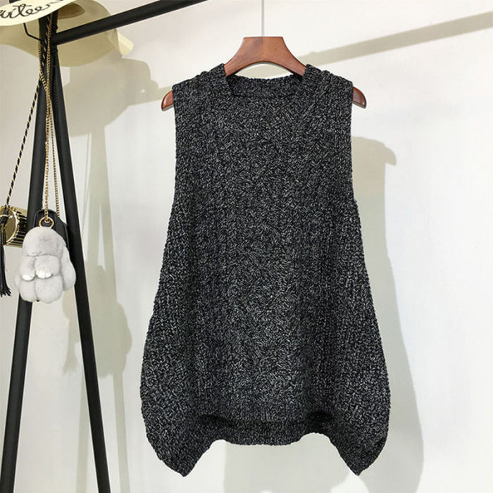 Autumn And Winter Clothing Thick Wool Vest Female Knitted Vest