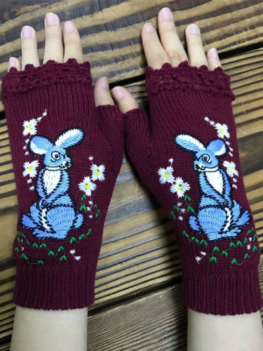 Cotton-Blend Gloves & Mittens