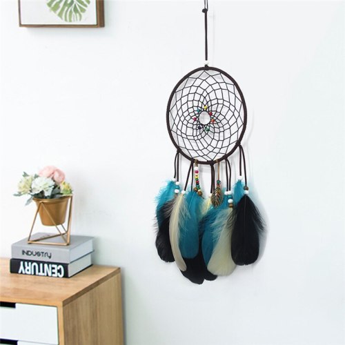 Dream Catchers Metal Ring Hoop Wedding Home Decor Wall Hanging Feather