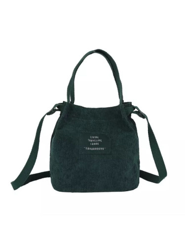 Women's Mini Corduroy Shoulder Bag Casual Handbag Vintage Purse