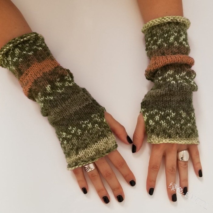 Autumn Winter Casual Basic Knitted Gloves