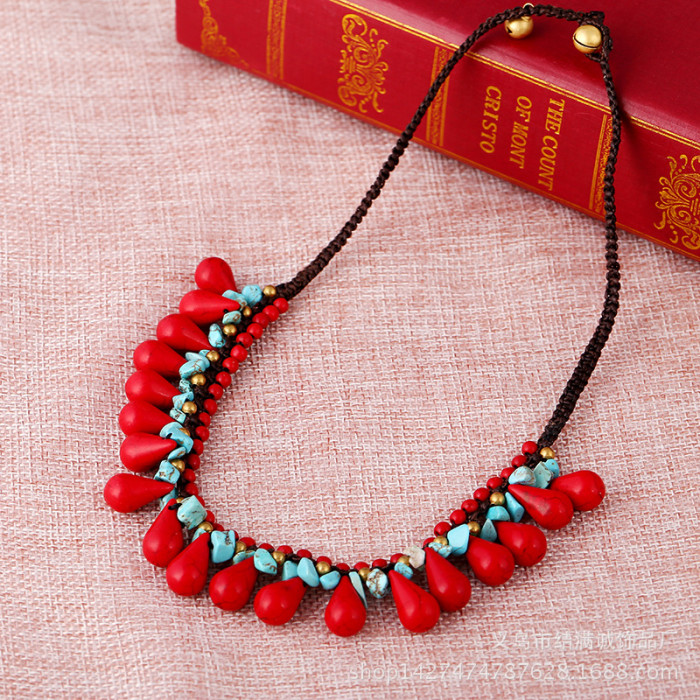 Chokers Necklaces for Women Semiprecious Stones Beaded Necklaces
