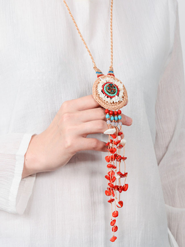 Boho Collar Statement Jewelry for Women Fashion Vintage Ethnic Style