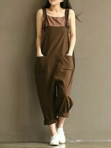 Women's Loose Dungarees Jumpsuits