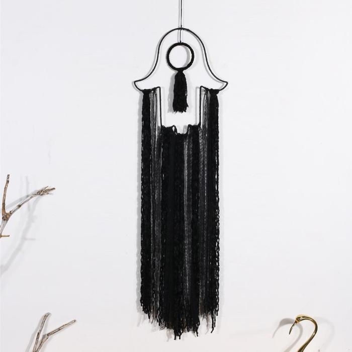 Evil Eye Dream Catcher Room Decor Nordic Christmas Room Decoration Black Wall Hanging Aesthetic Party Gift
