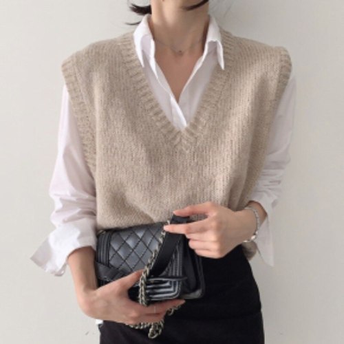 New Autumn Fashion Knitting Sweater Vest