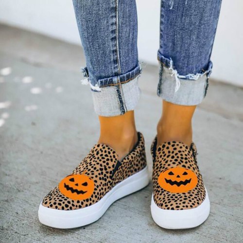 Woman Plus Size Fabric Flat Casual Canvas