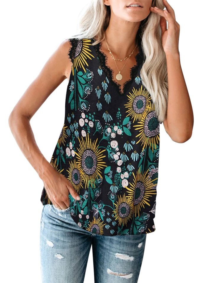 2021 New Summer Leopard Print Blouse Women V-neck Sleeveless Off Shoulder Shirt Top Womens Tops And Blouses Casual Ladies Shirts