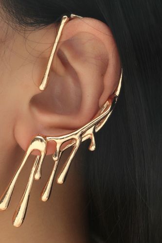 Bohemian Water Drop Crystal Rhinestone Ear Cuff Wrap Stud Clip Earrings For Women Girl Butterfly Earring Jewelry Bijoux