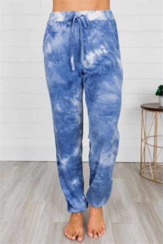 Fashion Tie-dye Print Pants For Women 2021 Streetwear High Waist Jogger pantalones mujer pantalon femme Trousers