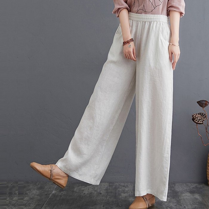 Women Wide Leg New Vintage Loose Comfortable Pants