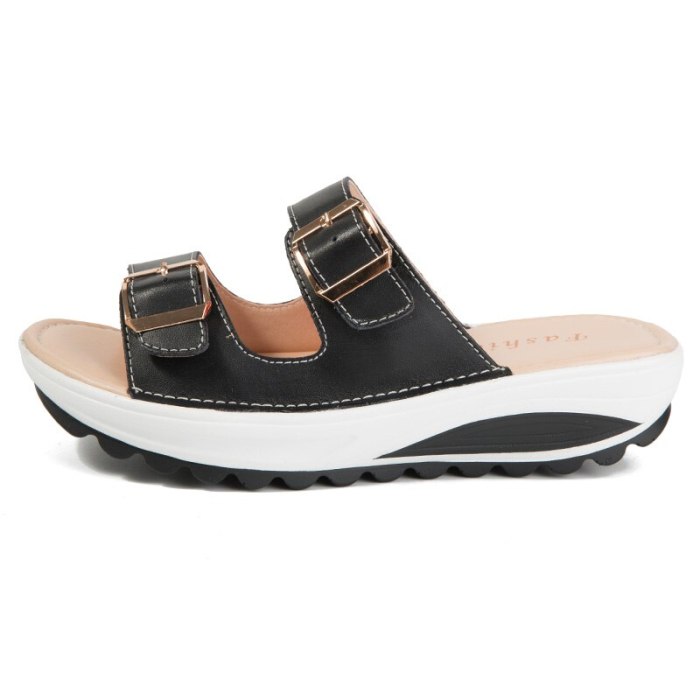 Platform Wedges Slippers Women Summer Casual Comfortable Sandals