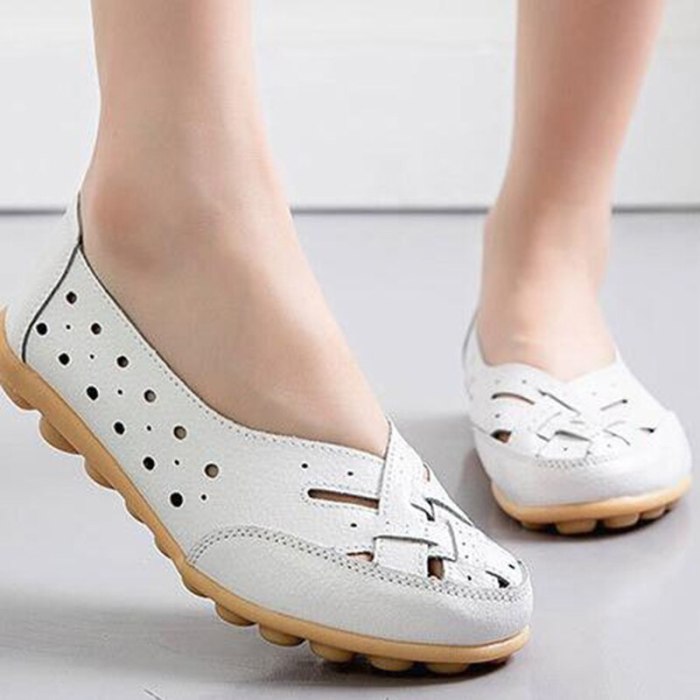 Leather Soft Bottom Women Flats Mother Shoes Comfort 2021 Platform Ballet Shoes For Women Shoes Woman Vulcanize Shoes